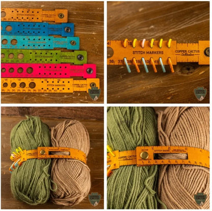 Ultimate 7-In-1 Leather Measuring Tool for Precision Crafting