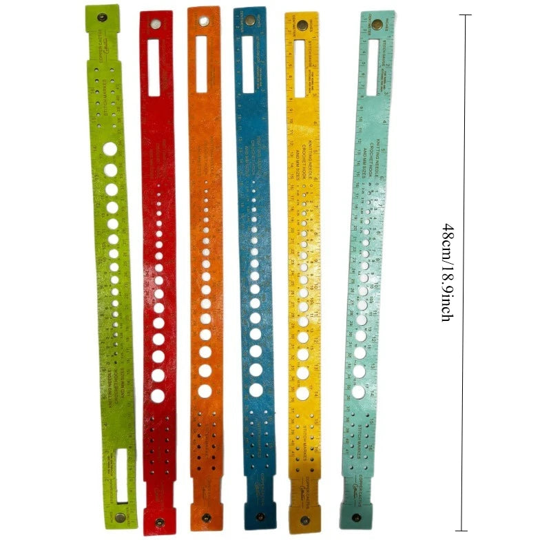 Ultimate 7-In-1 Leather Measuring Tool for Precision Crafting
